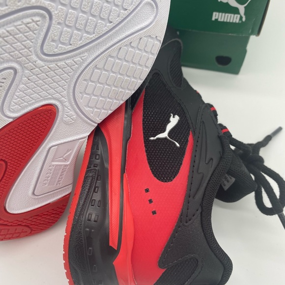 Little Kids Puma RS-Fast Red and Black - Picture 11 of 13